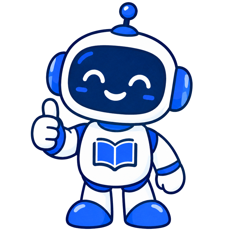 Study Buddy robot giving a thumbs up